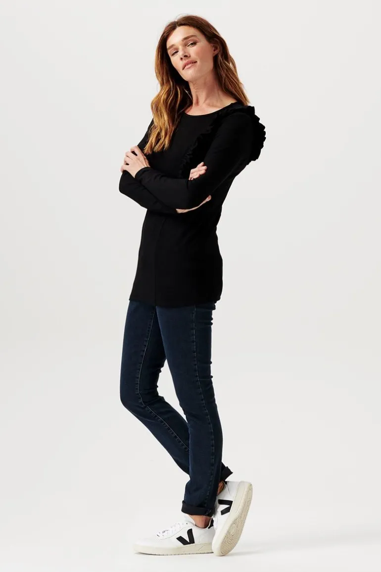 voedingsshirt_pierson__bl_7.webp Noppies Shirts | Shirts<Voedingsshirt Pierson - Black