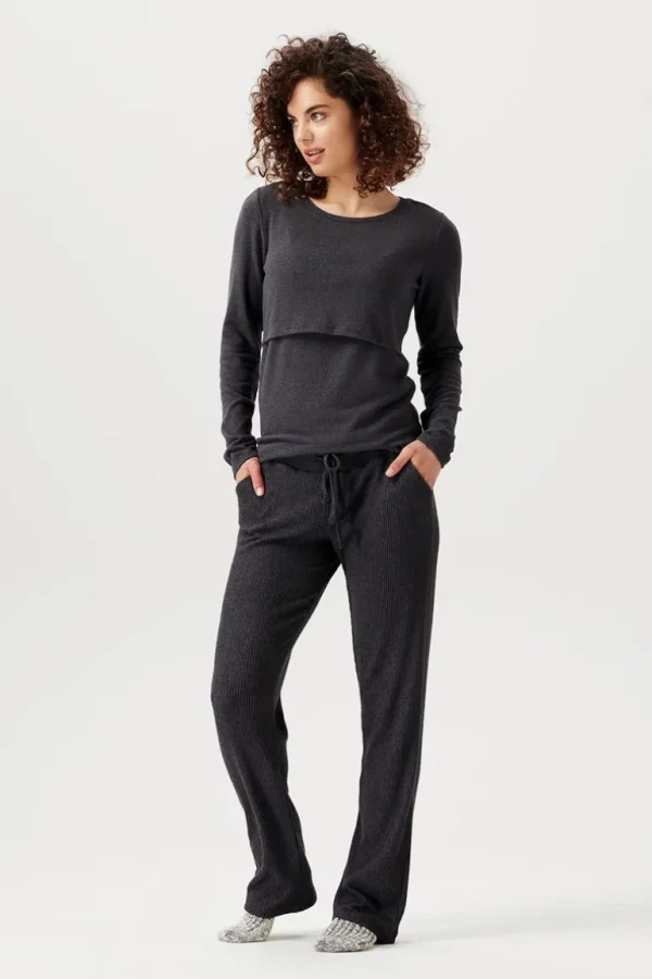 Noppies Shirts | Shirts<Voedingsshirt Plano - Grey Melange