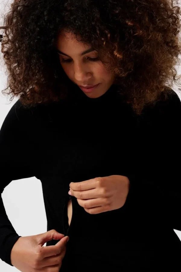 Noppies Shirts | Shirts<Voedingsshirt Rosa - Black
