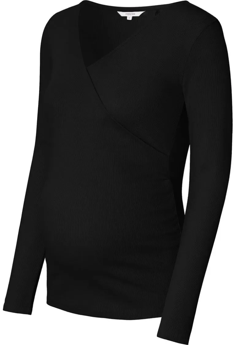 voedingsshirt_sara__black_10.webp Noppies Shirts | Shirts<Voedingsshirt Sara - Black