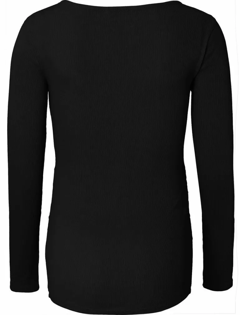 voedingsshirt_sara__black_3.webp Noppies Shirts | Shirts<Voedingsshirt Sara - Black
