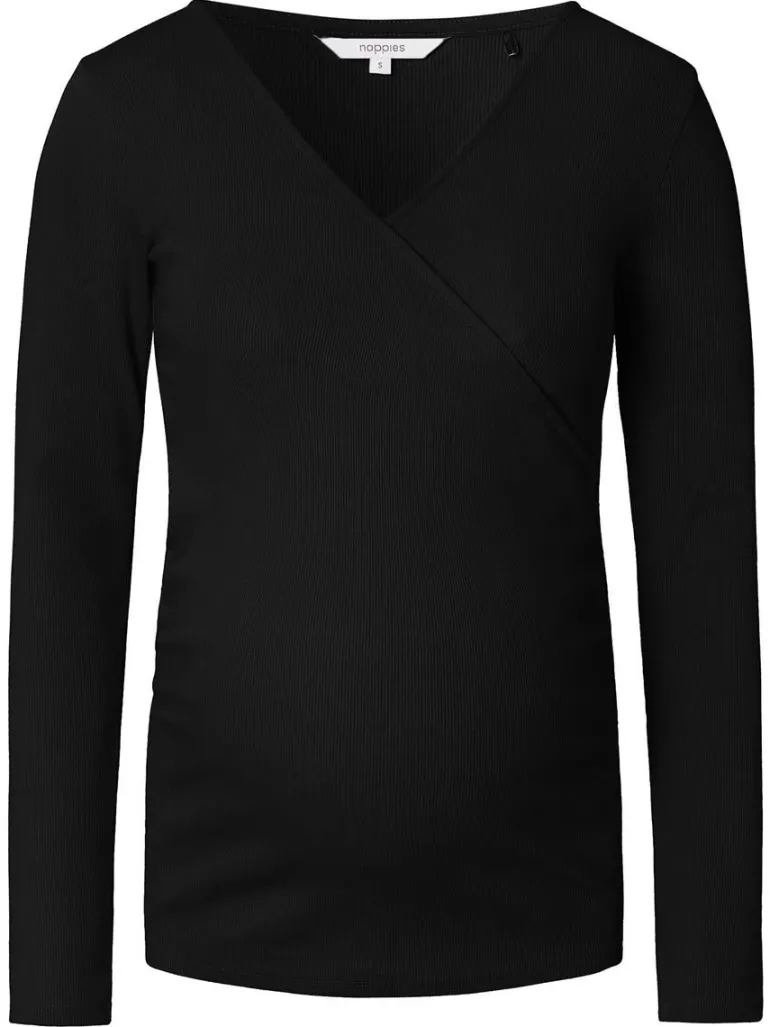 voedingsshirt_sara__black_8.webp Noppies Shirts | Shirts<Voedingsshirt Sara - Black