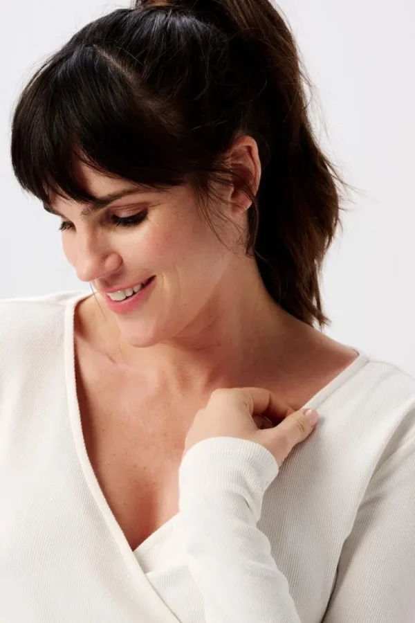 Noppies Shirts | Shirts<Voedingsshirt Sara - Cream