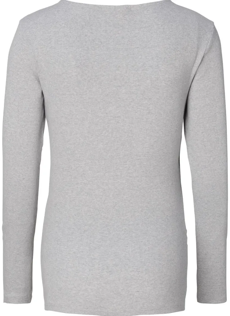 voedingsshirt_sara__grey__3.webp Noppies Shirts | Shirts<Voedingsshirt Sara - Grey Melange