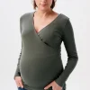 Noppies Shirts | Shirts<Voedingsshirt Sara - Olive