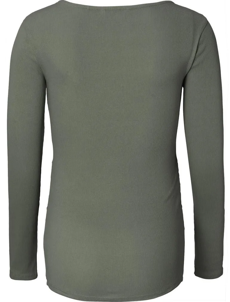 voedingsshirt_sara__olive_3.webp Noppies Shirts | Shirts<Voedingsshirt Sara - Olive