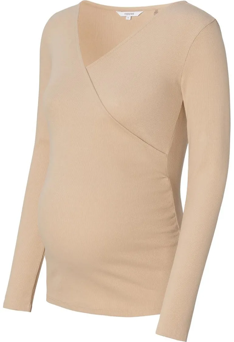 voedingsshirt_sara__white_10.webp Noppies Shirts | Shirts<Voedingsshirt Sara - White Pepper