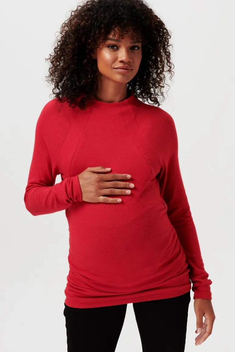 voedingsshirt_sebring__je_7.webp Noppies Shirts | Shirts<Voedingsshirt Sebring - jester red