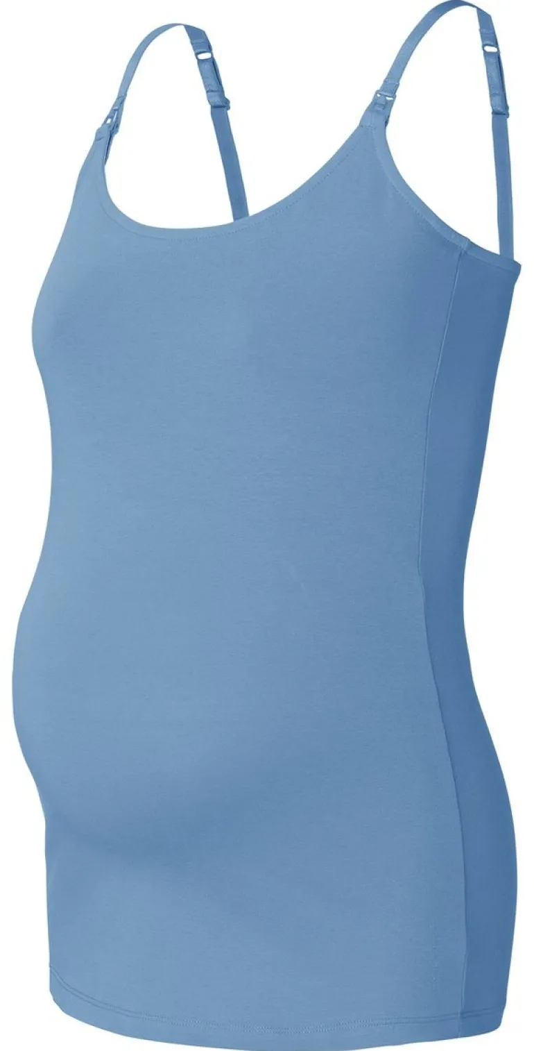 voedingstop__blue_4.webp Noppies Tops | Tops<Voedingstop - Blue