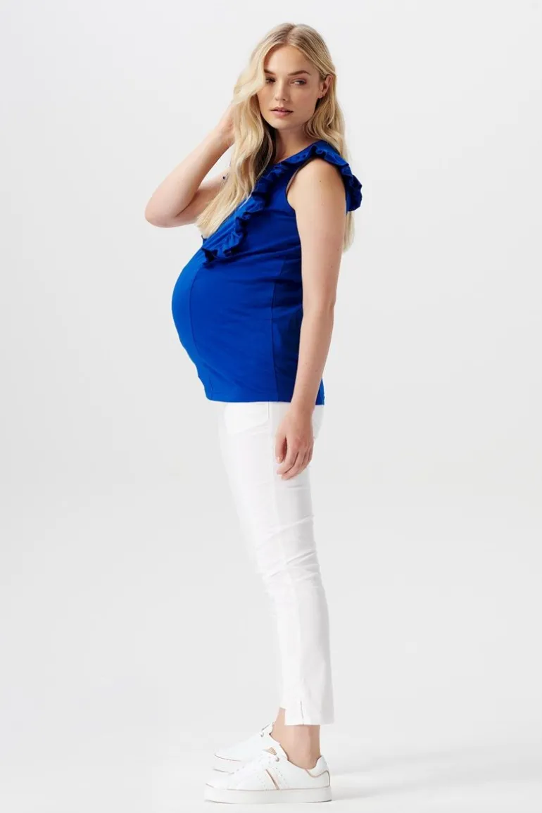 voedingstop__electric_blu_13.webp Noppies Tops | Tops<Voedingstop - Electric Blue