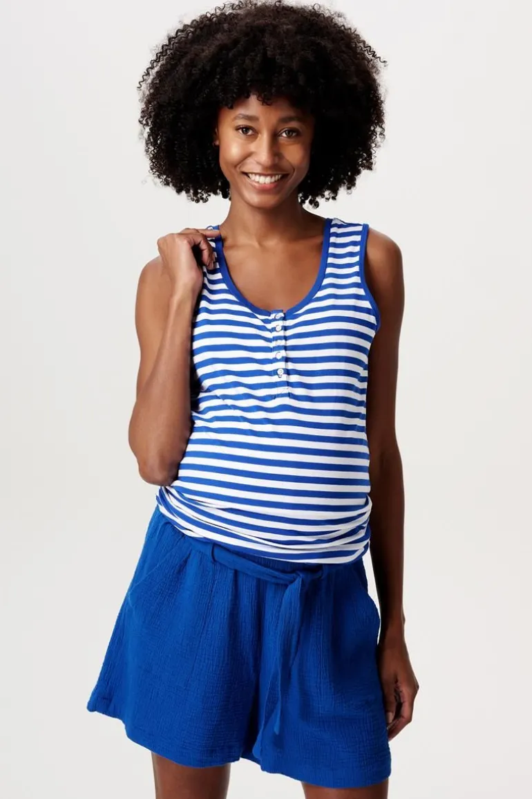 voedingstop__electric_blu_6-1.webp Noppies Tops | Tops<Voedingstop - Electric Blue