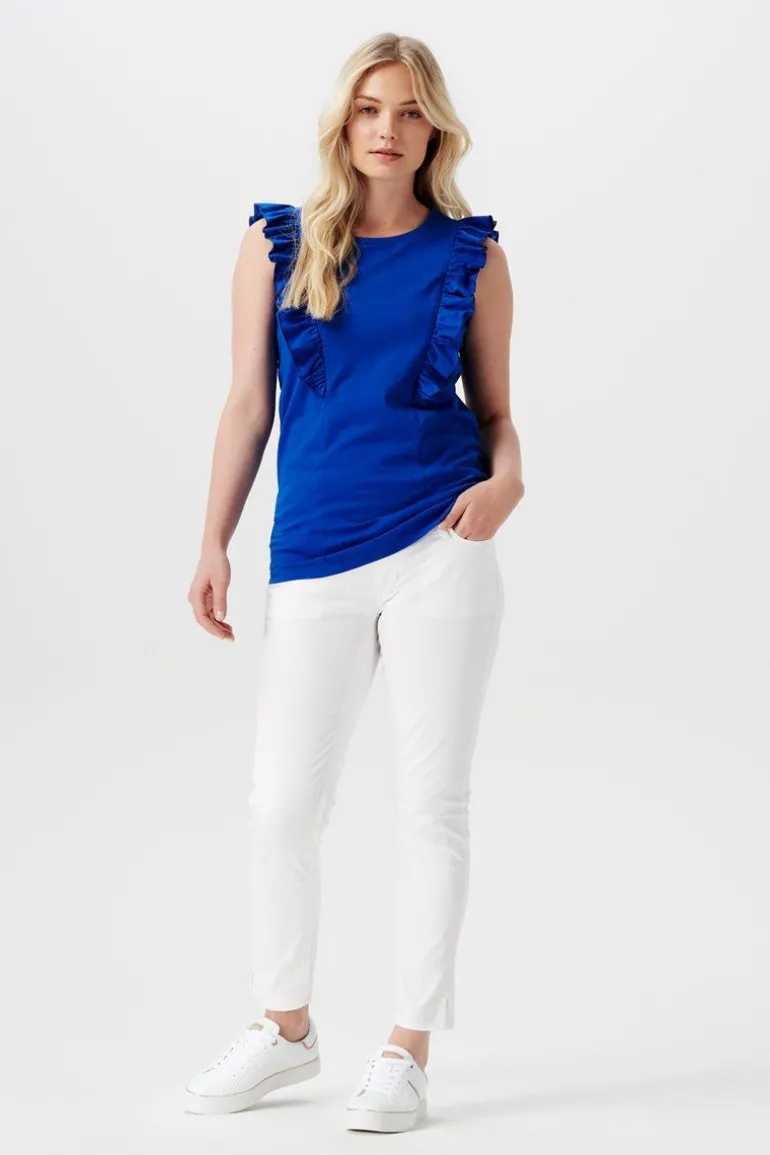 voedingstop__electric_blu_7-2.webp Noppies Tops | Tops<Voedingstop - Electric Blue