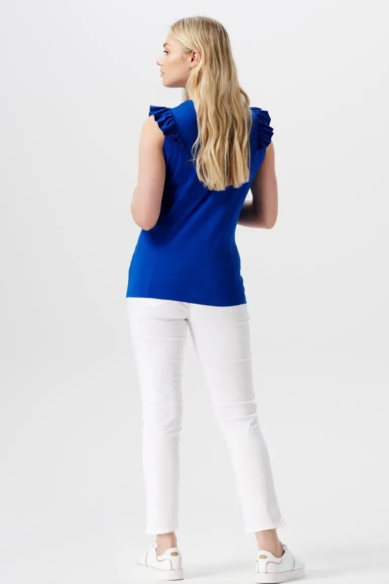 voedingstop__electric_blu_9-2.webp Noppies Tops | Tops<Voedingstop - Electric Blue