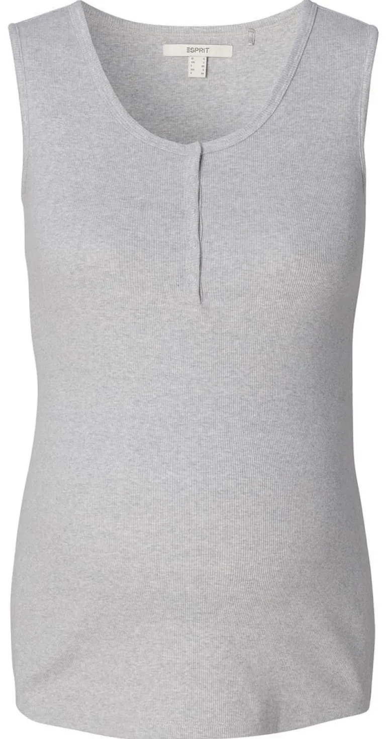 voedingstop__light_grey_m_8.webp Noppies Tops | Tops<Voedingstop - Light Grey melange