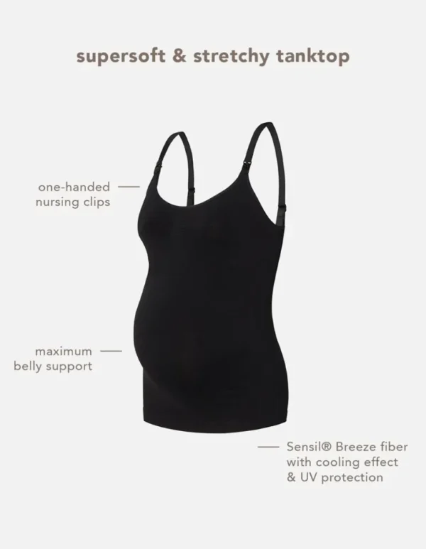 Noppies Tops | Tops<Voedingstop Evi Sensil® Breeze - Black
