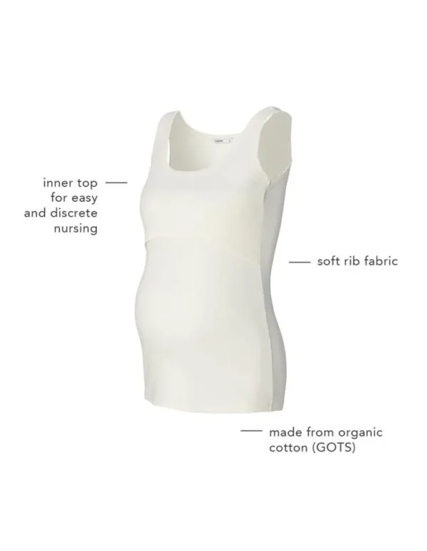 Noppies Tops | Tops<Voedingstop Jamee - Cream