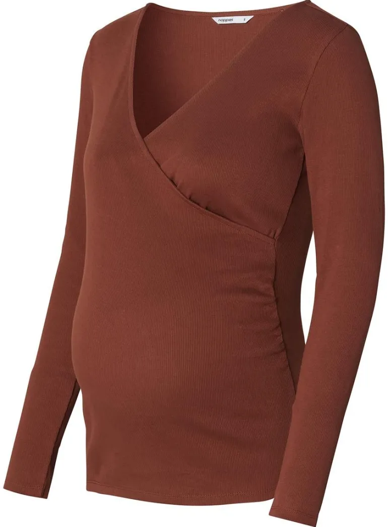voedingstop_sara__cappuci_4.webp Noppies Tops | Tops<Voedingstop Sara - Cappucino