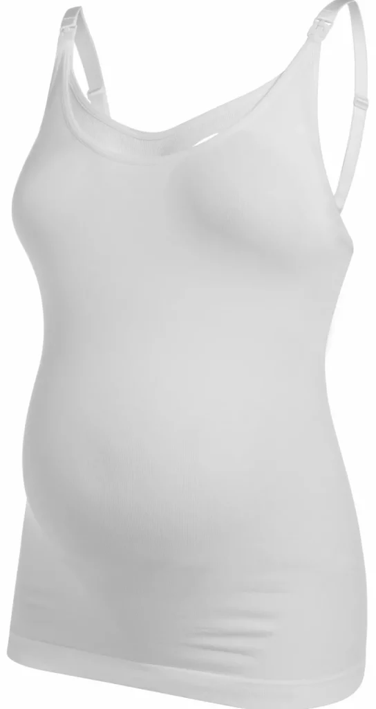 Noppies Tops<Voedingstop Seamless - White