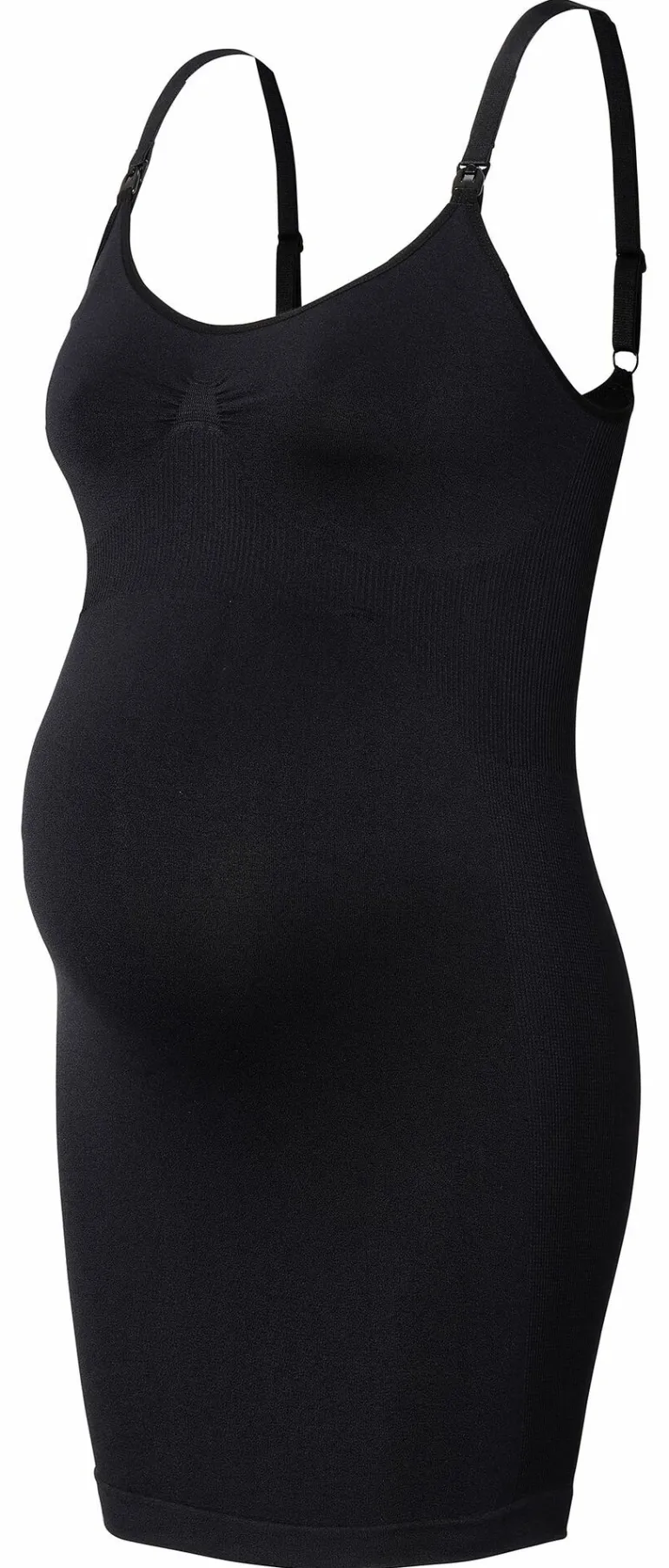 voedingstop_seamless_nurs_4.webp Noppies Tops | Tops<Voedingstop Seamless Nursing Dress - Black