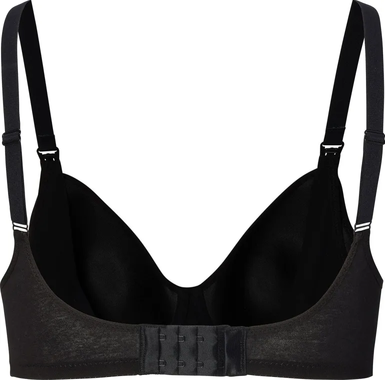 voorgevormde_voedingsbh_c_12.webp Noppies Bh's | Bh's<Voorgevormde Voedingsbh Cotton Melange - Black