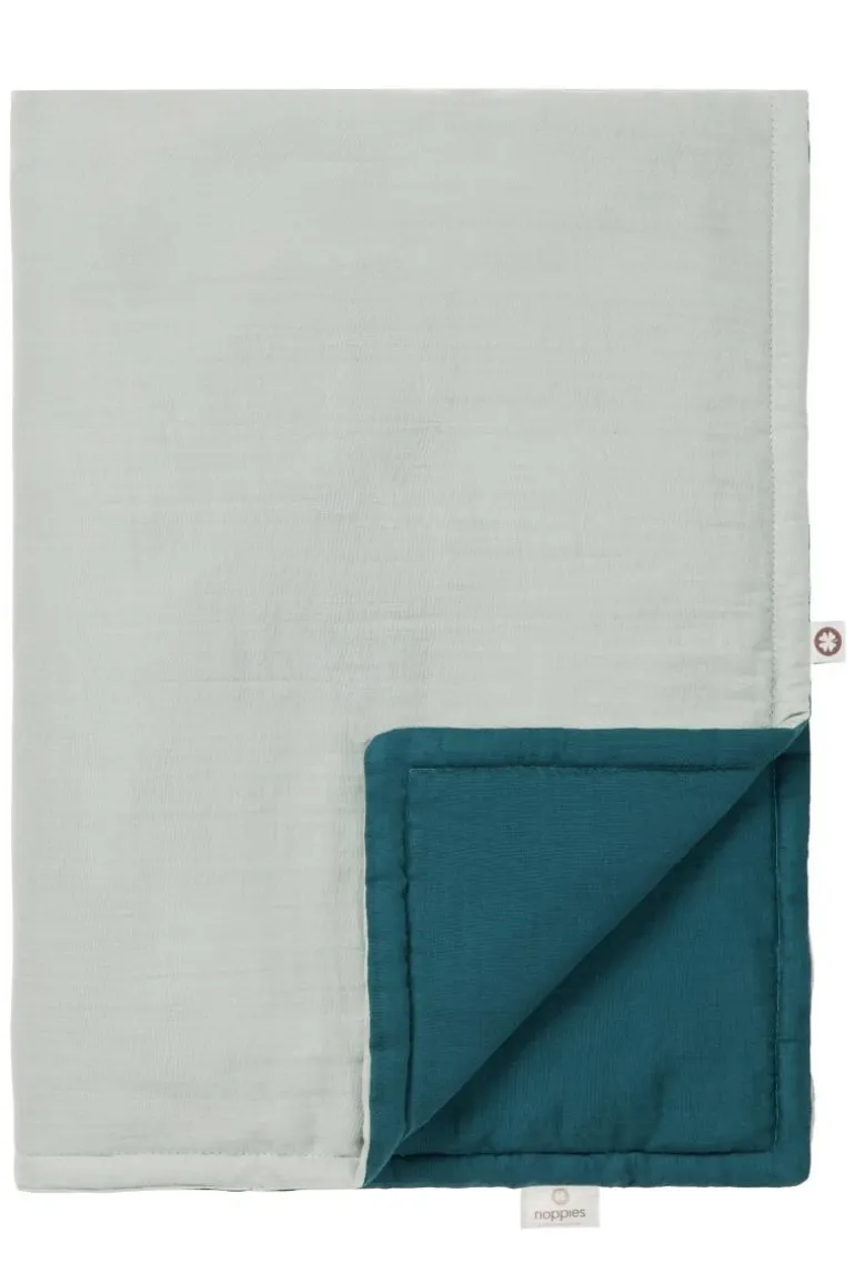 wieg_deken_filled_x_cm__p_9.webp Noppies Dekens | Babykamer<Wieg Deken Filled 75x100 Cm - Puritan Gray