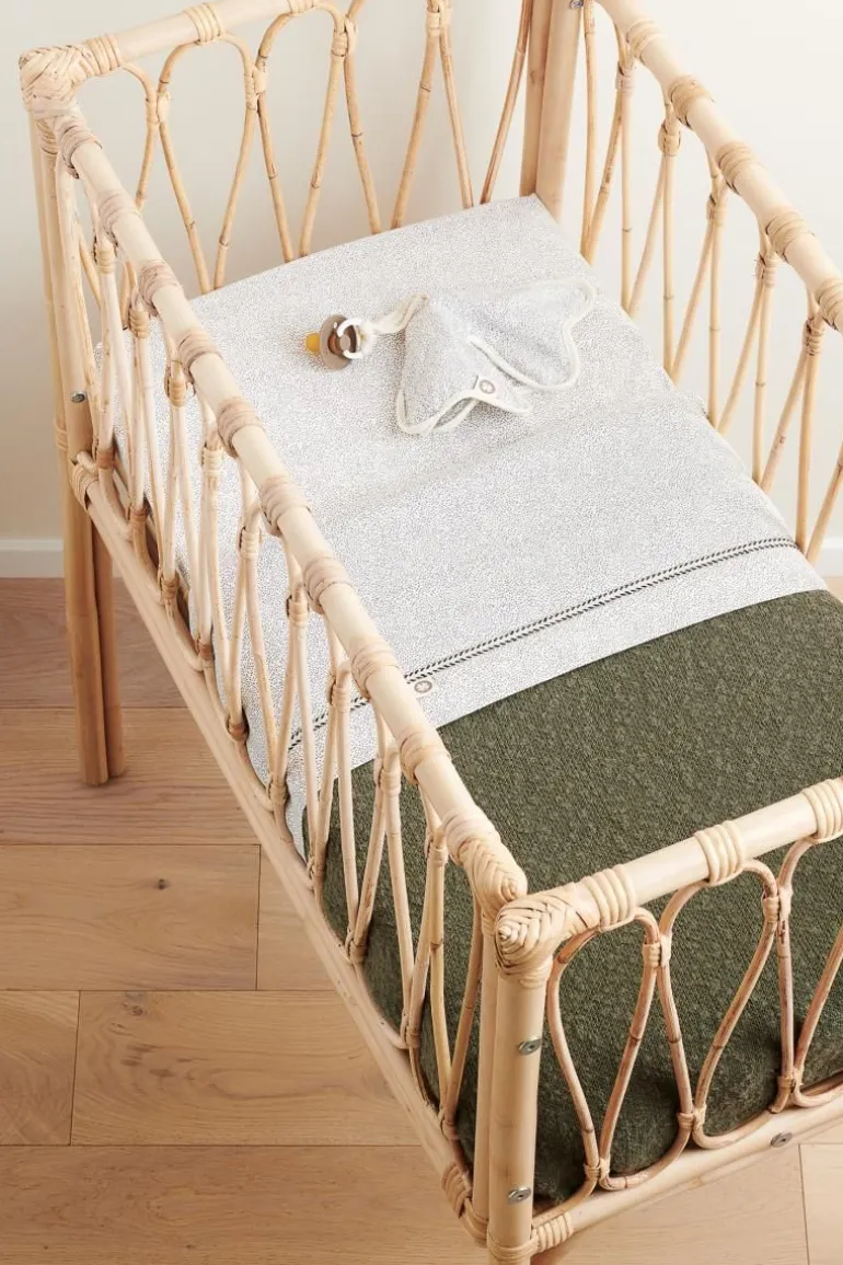 wieg_deken_melange_knit_x_0.webp Noppies Dekens | Babykamer<Wieg Deken Melange Knit 75x100 Cm - Beetle