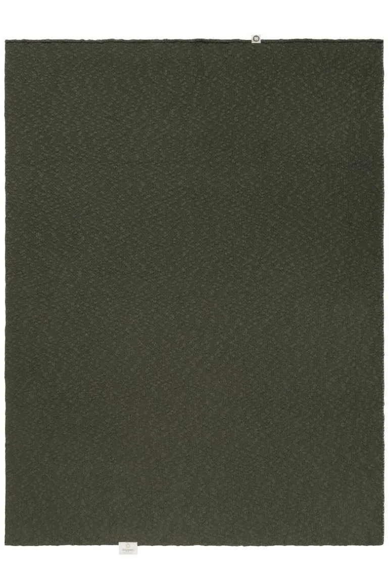 wieg_deken_melange_knit_x_2.webp Noppies Dekens | Babykamer<Wieg Deken Melange Knit 75x100 Cm - Beetle