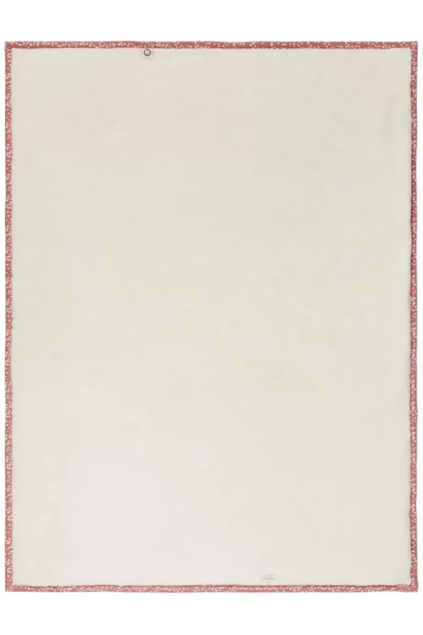 Noppies Dekens | Babykamer<Wieg Deken Teddy Fancy Dot 75x100 Cm - Brick Dust