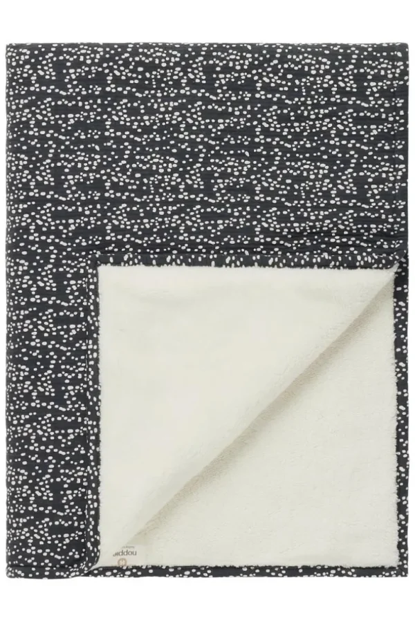 Noppies Dekens | Babykamer<Wieg Deken Teddy Fancy Dot 75x100 Cm - Forged Iron