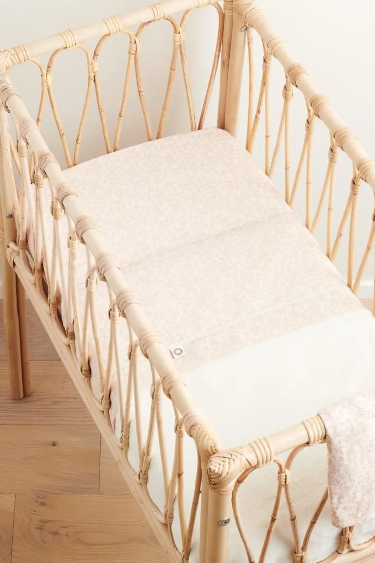wieg_deken_teddy_fancy_do_8-1.webp Noppies Dekens | Babykamer<Wieg Deken Teddy Fancy Dot 75x100 Cm - Brick Dust