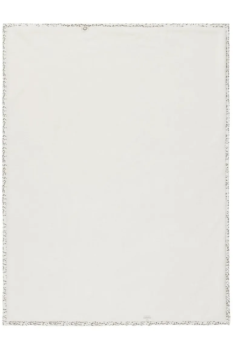 wieg_deken_teddy_fancy_do_8.webp Noppies Dekens | Babykamer<Wieg Deken Teddy Fancy Dot 75x100 Cm - Jet Stream