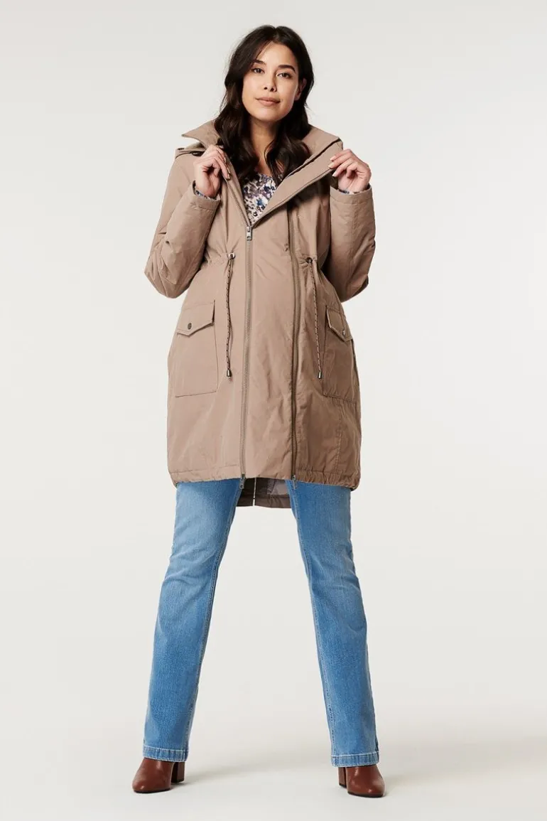 winterjas__taupe_grey_0.webp Noppies Jassen & Blazers<Winterjas - Taupe Grey