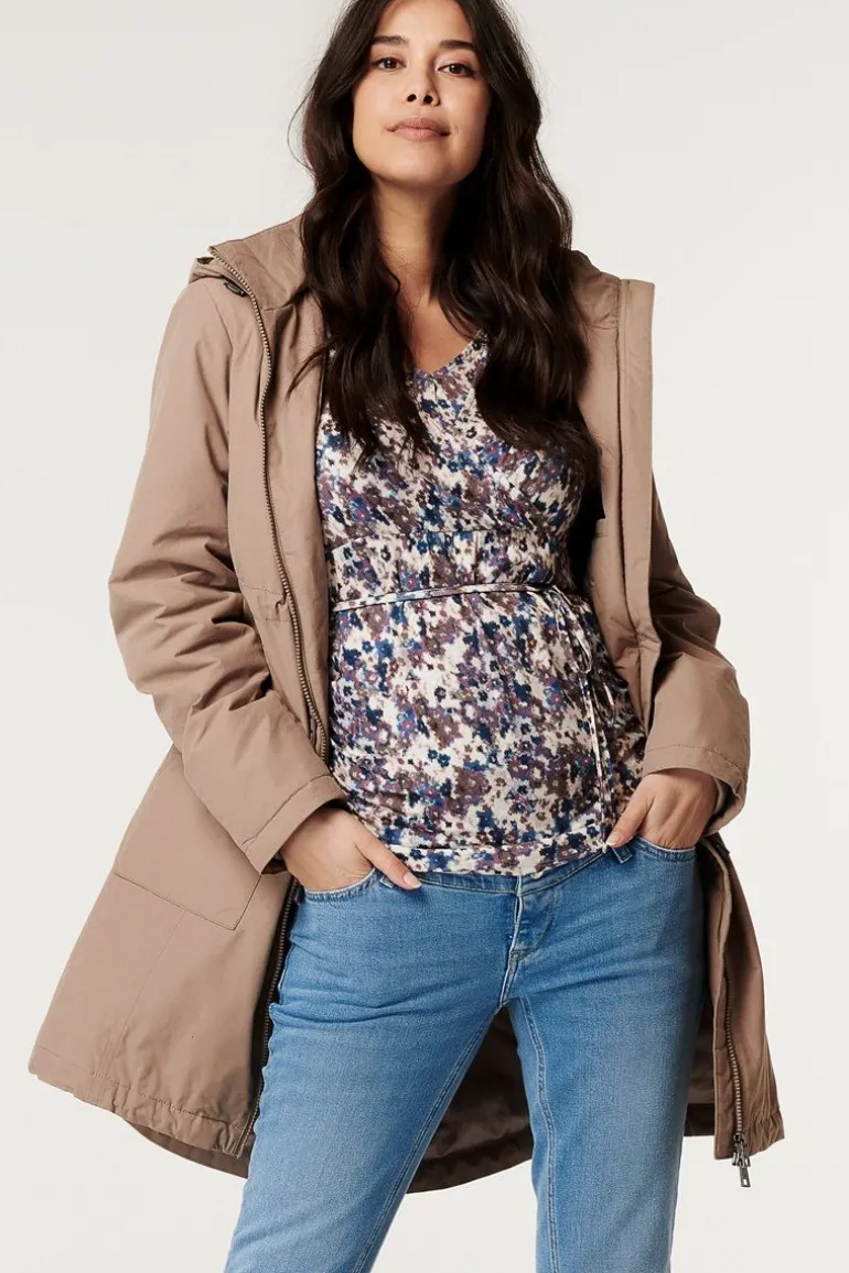 winterjas__taupe_grey_8.webp Noppies Jassen & Blazers<Winterjas - Taupe Grey