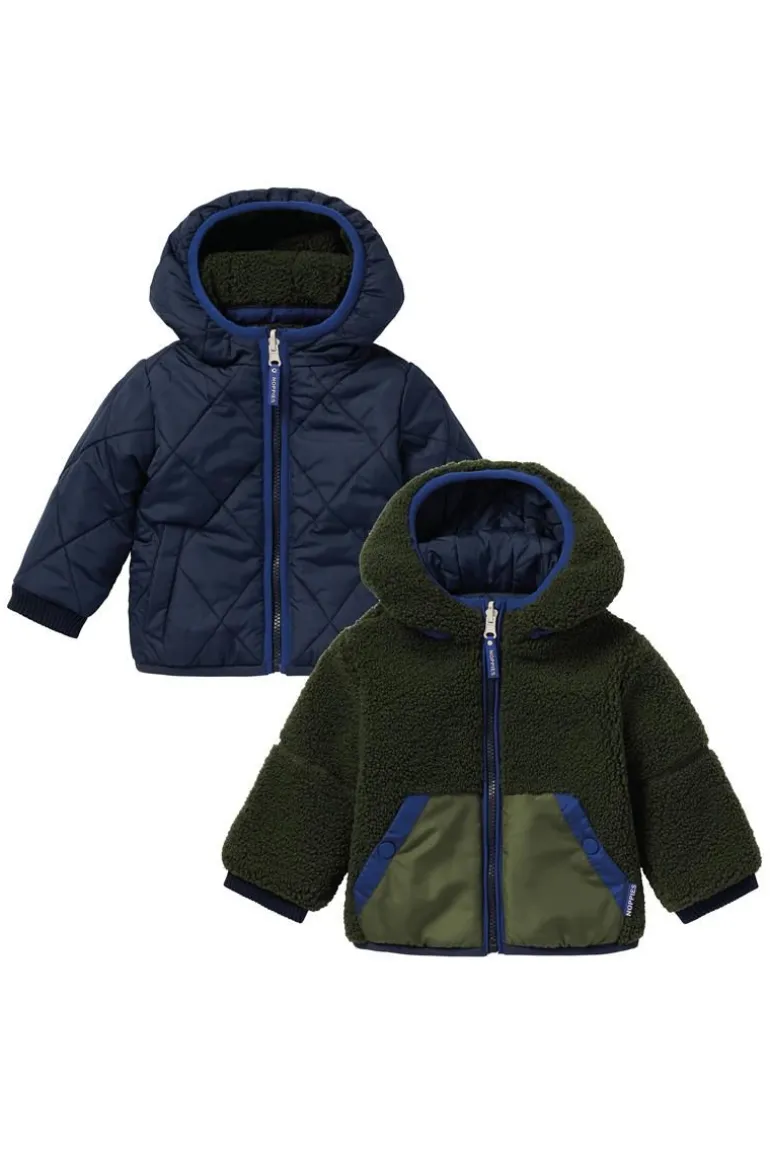 winterjas_gormaz__reversi_8.webp Noppies Jassen<Winterjas Gormaz - Reversible - Black Iris